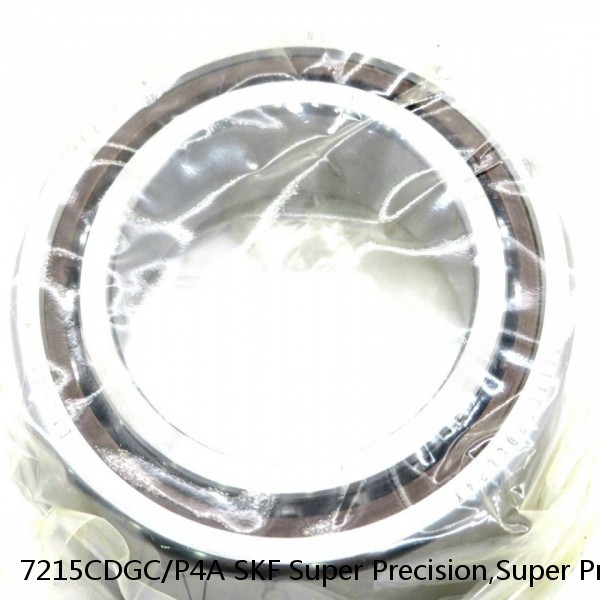 7215CDGC/P4A SKF Super Precision,Super Precision Bearings,Super Precision Angular Contact,7200 Series,15 Degree Contact Angle #1 small image