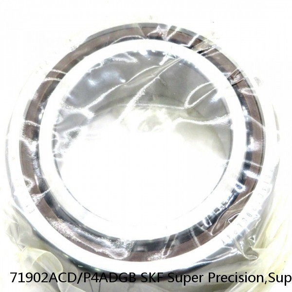 71902ACD/P4ADGB SKF Super Precision,Super Precision Bearings,Super Precision Angular Contact,71900 Series,25 Degree Contact Angle #1 small image