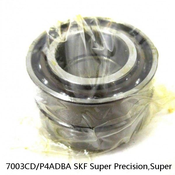 7003CD/P4ADBA SKF Super Precision,Super Precision Bearings,Super Precision Angular Contact,7000 Series,15 Degree Contact Angle #1 small image