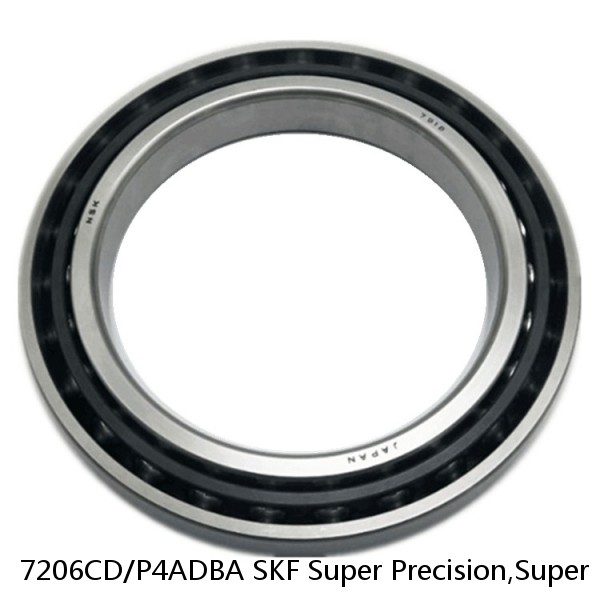 7206CD/P4ADBA SKF Super Precision,Super Precision Bearings,Super Precision Angular Contact,7200 Series,15 Degree Contact Angle #1 small image