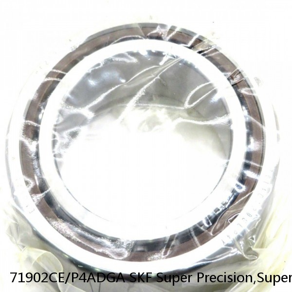 71902CE/P4ADGA SKF Super Precision,Super Precision Bearings,Super Precision Angular Contact,71900 Series,15 Degree Contact Angle #1 image