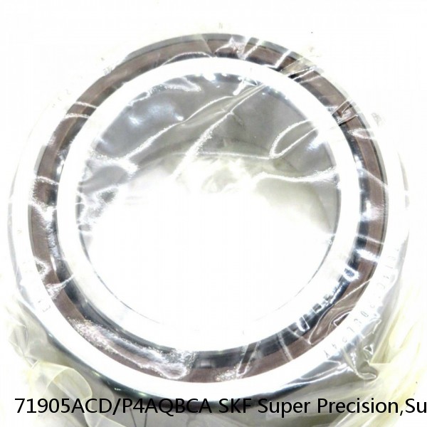 71905ACD/P4AQBCA SKF Super Precision,Super Precision Bearings,Super Precision Angular Contact,71900 Series,25 Degree Contact Angle #1 image